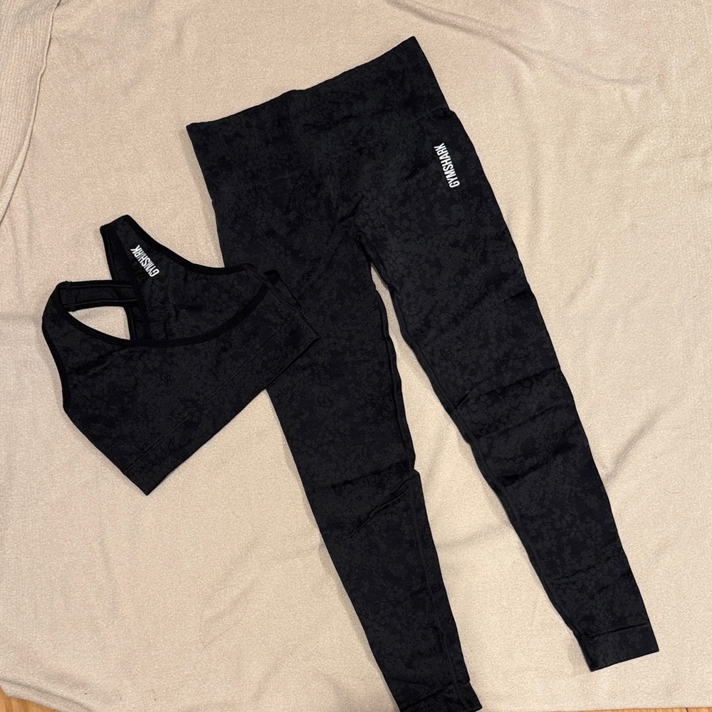 Gymshark Black Activewear Set